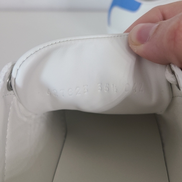 GUCCI Low-Top Sneakers ACE calfskin python leather - Picture 8 of 10